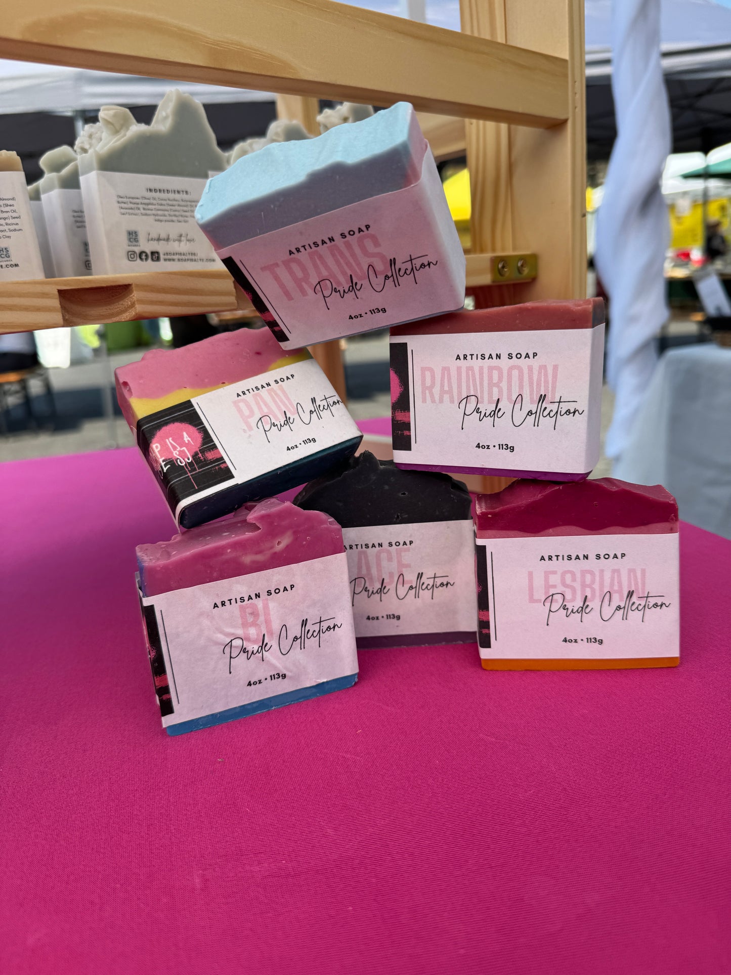 Bi pride Artisan Soap