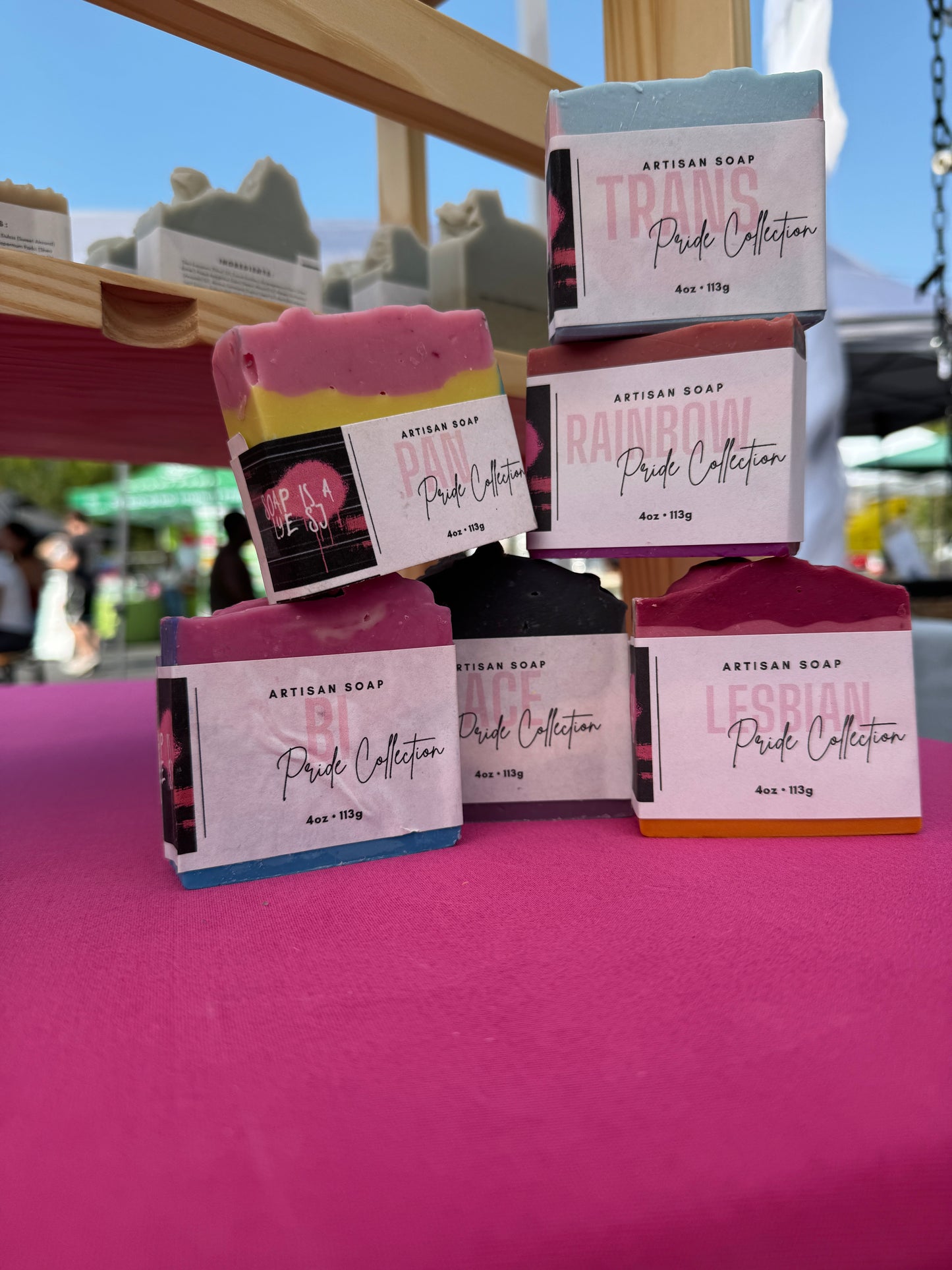 Bi pride Artisan Soap