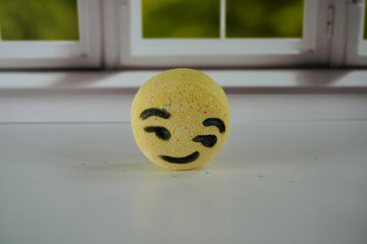 smirking emoji bath bombs