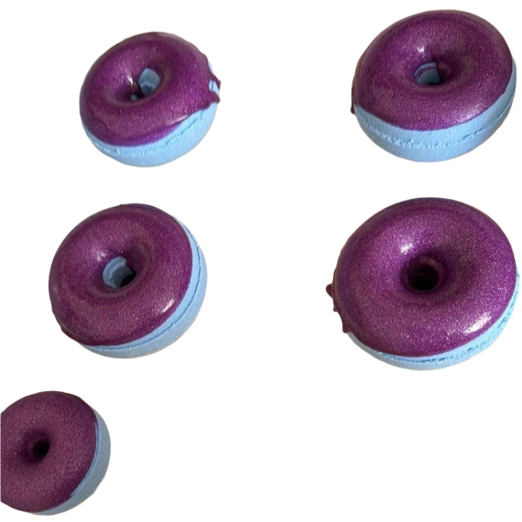 Donut Bath Bombs freshly frosted