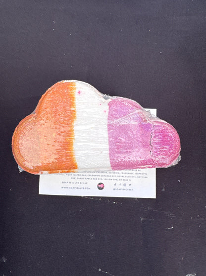 lesbian pride bath bomb