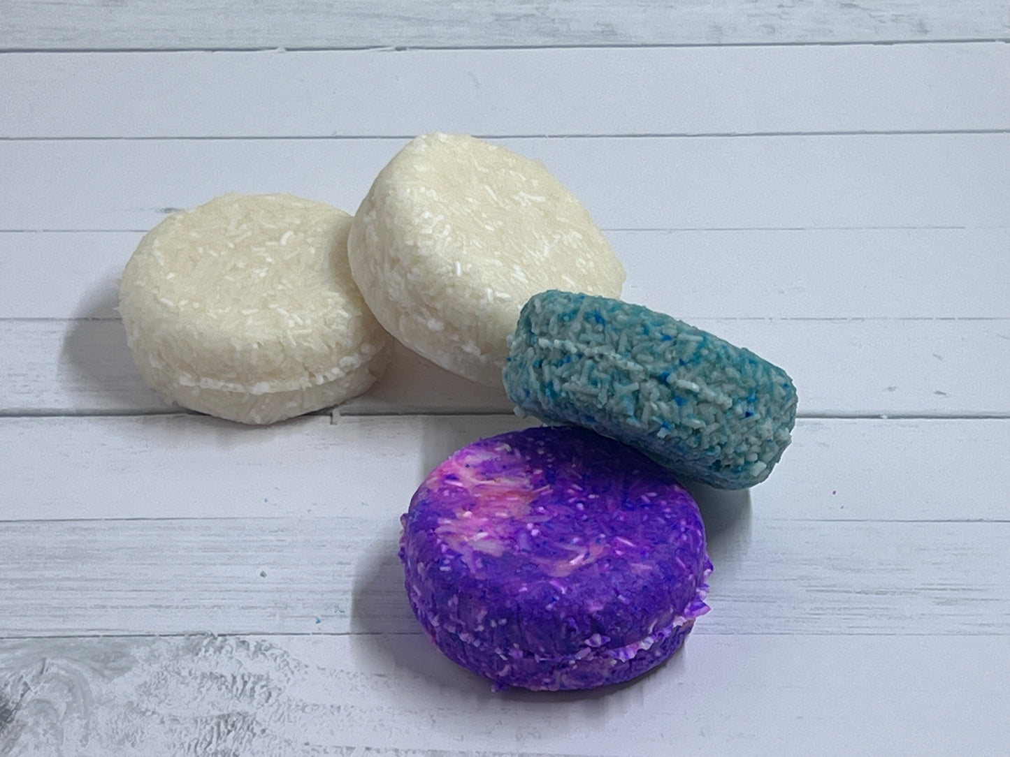 Shampoo bars on display soap is a lye SJ
